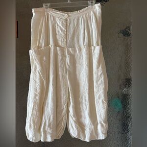 Magnolia Pearl Love Collection Cream Button-Front Pants